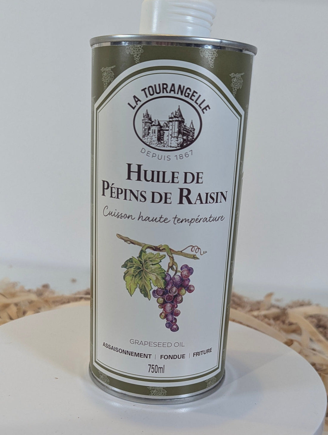 La finition à l'huile de pépins de raisin