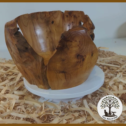 Pot en Thuya – Bord Naturel (6-07-24-1)
